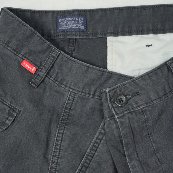 Levi's Other - Levi's Strauss Men's Dark Gray Black Cargo Bermuda Shorts Size W36